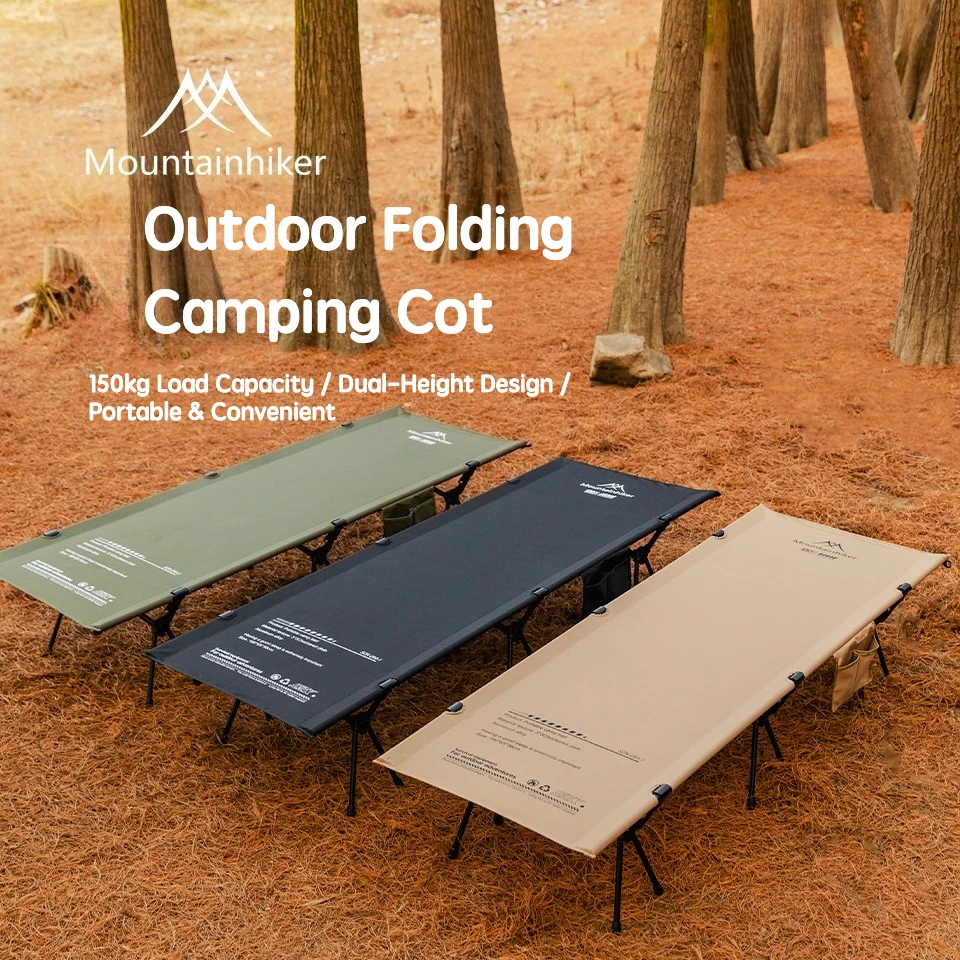 Outdoor Daybed Furniture - MOUNTAINHIKER Feldbett Camping Tragbares Reise-Outdoor-Einzelbett Wander-Schlafbett