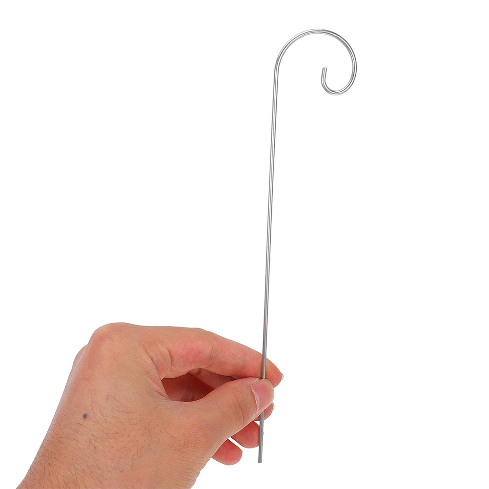 Outdoor Furniture Metal - 10 Stück Vielseitige Metall-Schäferhaken Gartenstecker für