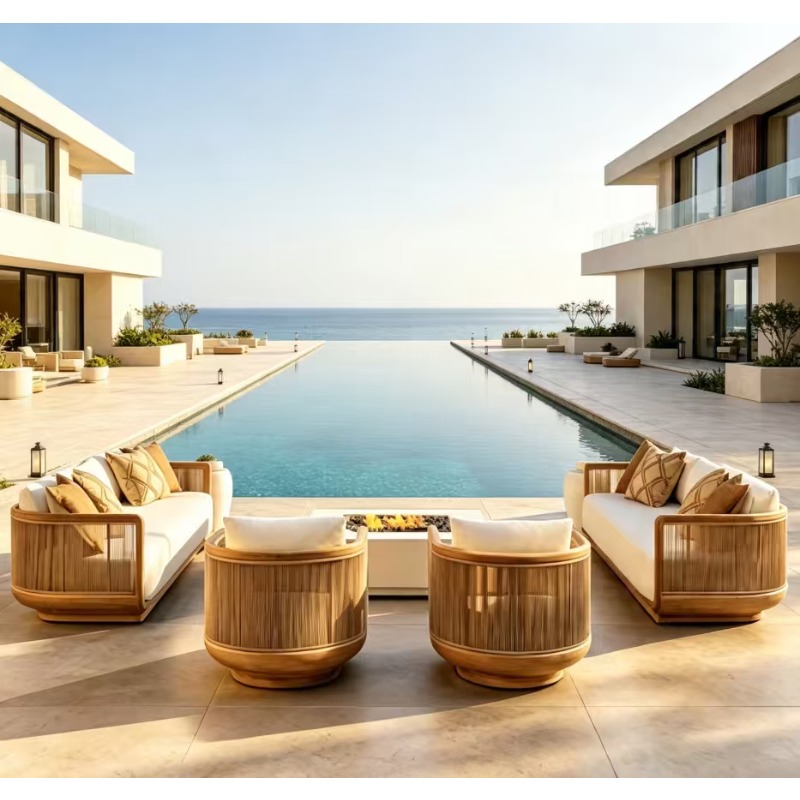 Teakholz-Gartenliege für den A – Outdoor Daybed Furniture Bewertung und Preis