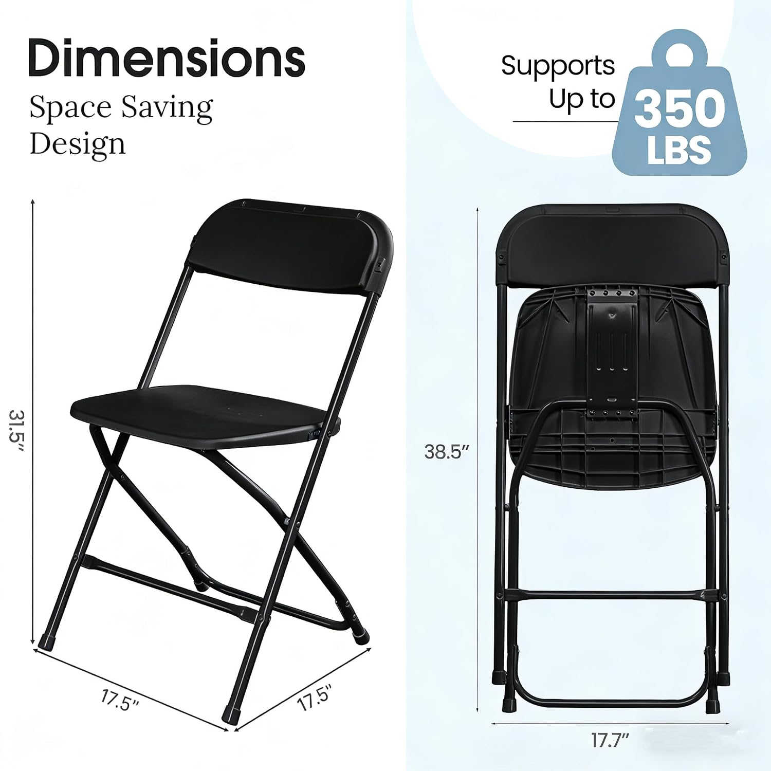 Schwarzer Klappstuhl mit Metal – Outdoor Furniture Metal Chairs Bewertung und Preis