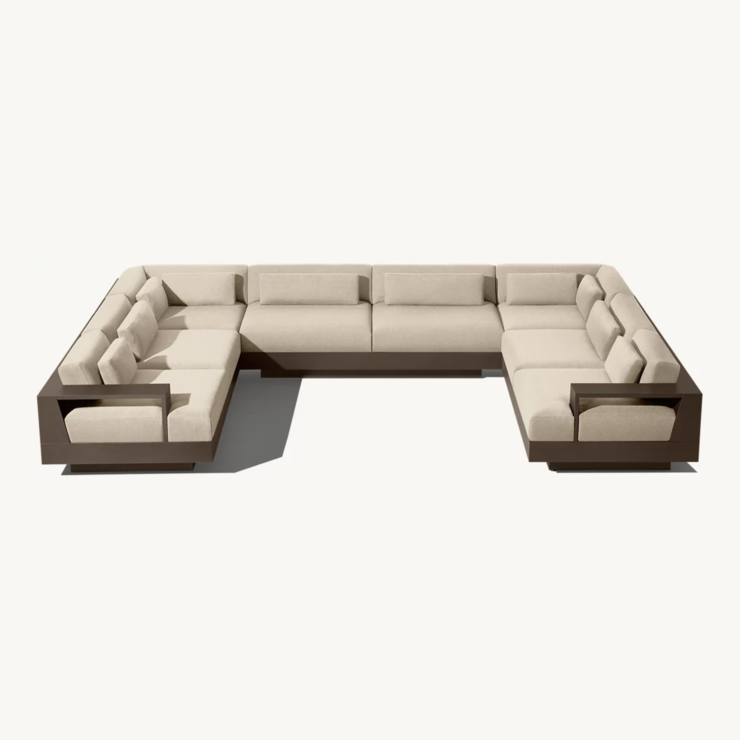 Luxuriöses Metall-Aluminium-Ra – Outdoor Furniture Luxury Bewertung und Preis