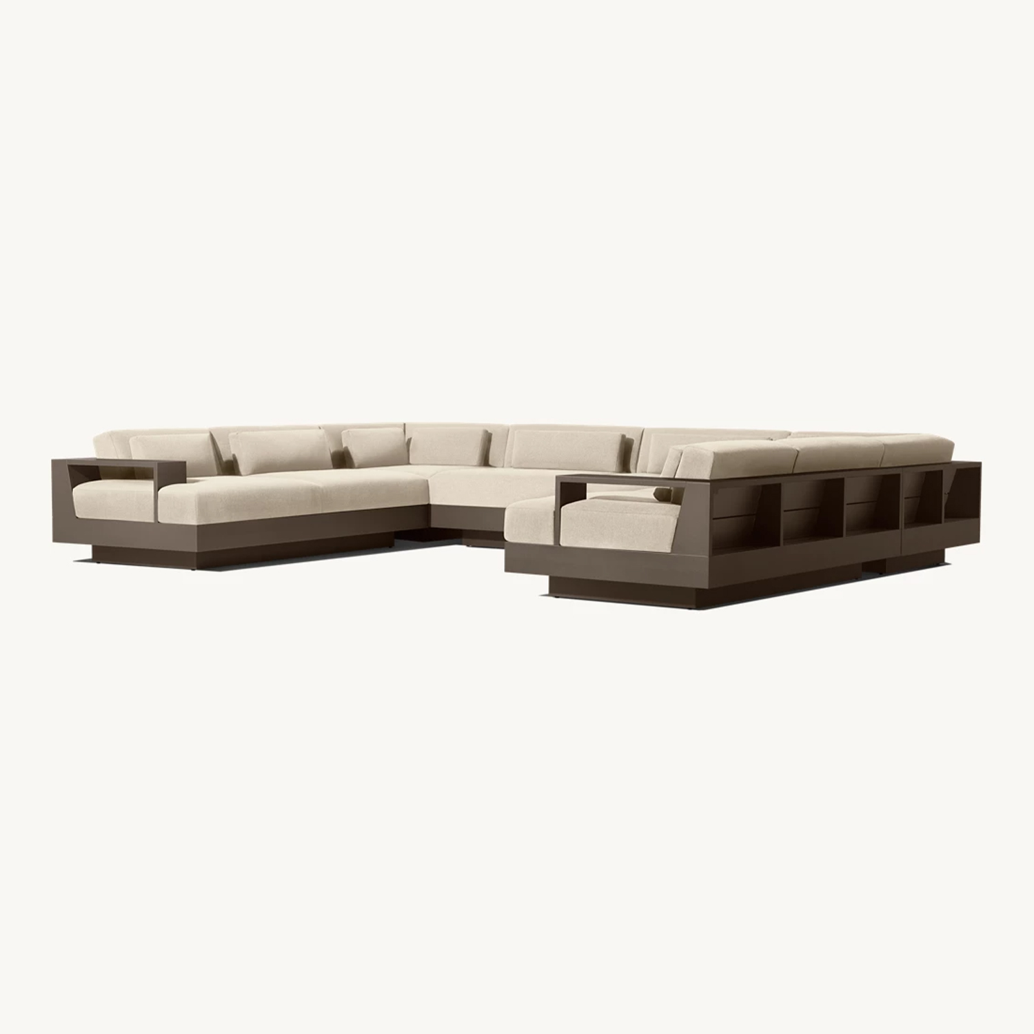 Luxuriöses Metall-Aluminium-Ra – Outdoor Furniture Luxury Bewertung und Preis