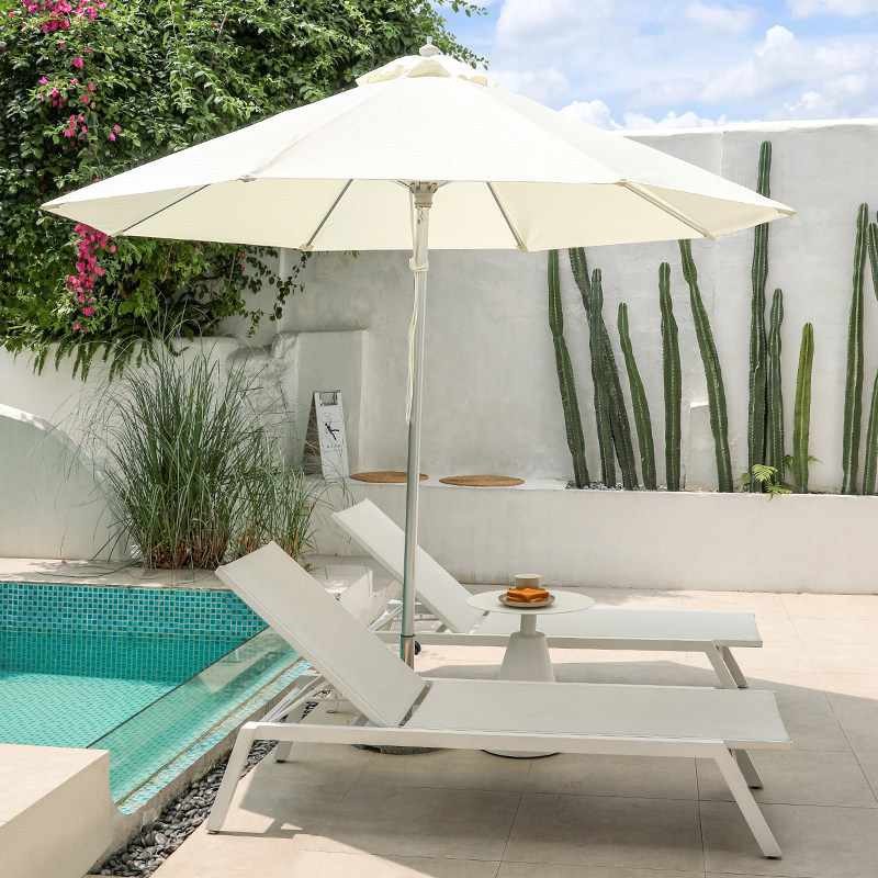 Outdoor-Weißes Daybed Sonnenli – Outdoor Daybed Furniture Bewertung und Preis