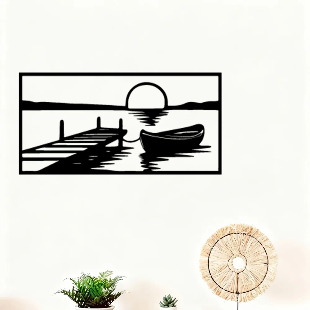 Sunset Lake Eisen-Wandkunst –  – Outdoor Furniture Metal Bewertung und Preis