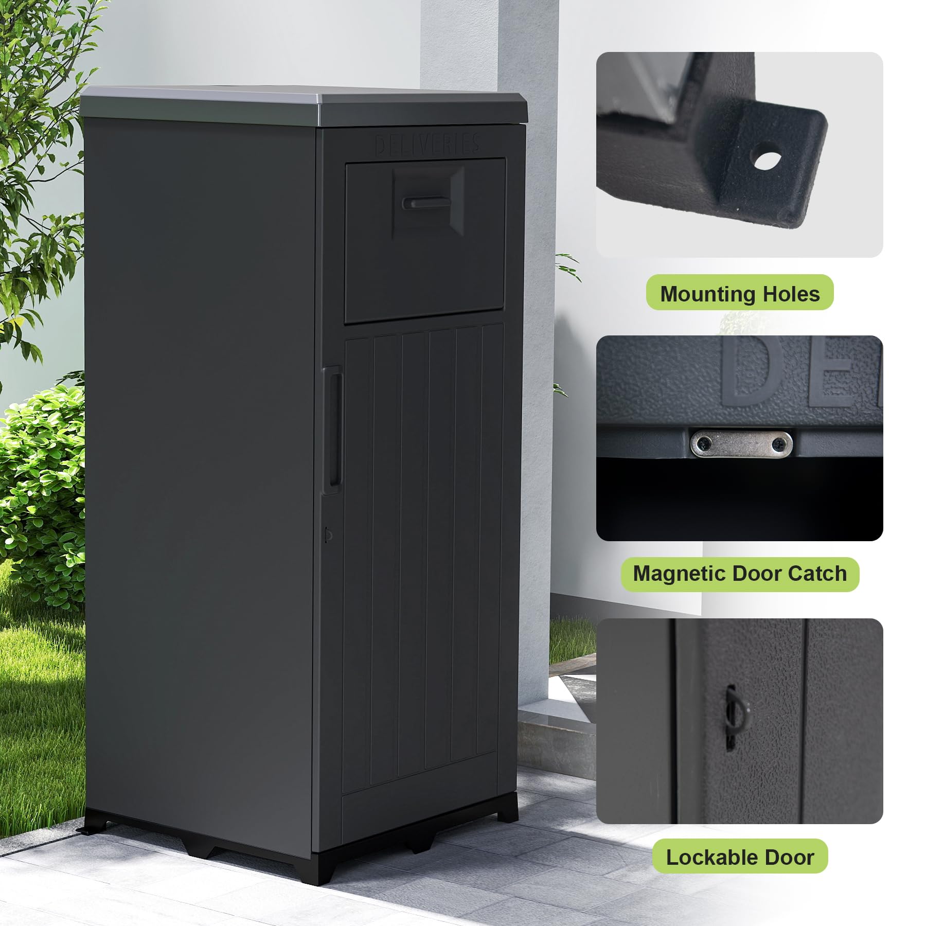 Großer Außen-Paketkasten mit S – Outdoor Furniture Metal Bewertung und Preis